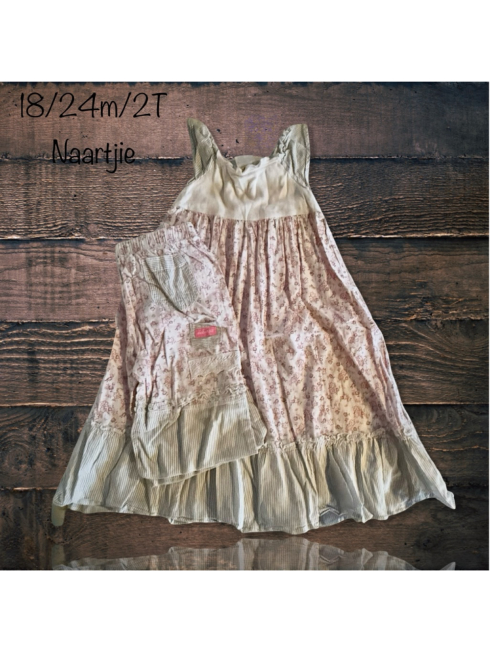 18/24m Vintage Naartjie Lawn Dress Set
